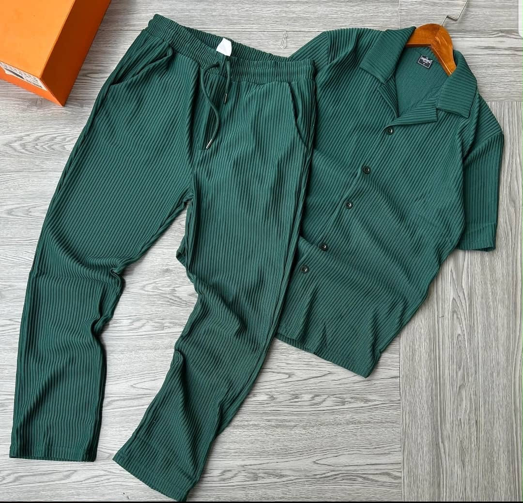 Camp Costa 2-piece men's textured casual suit set