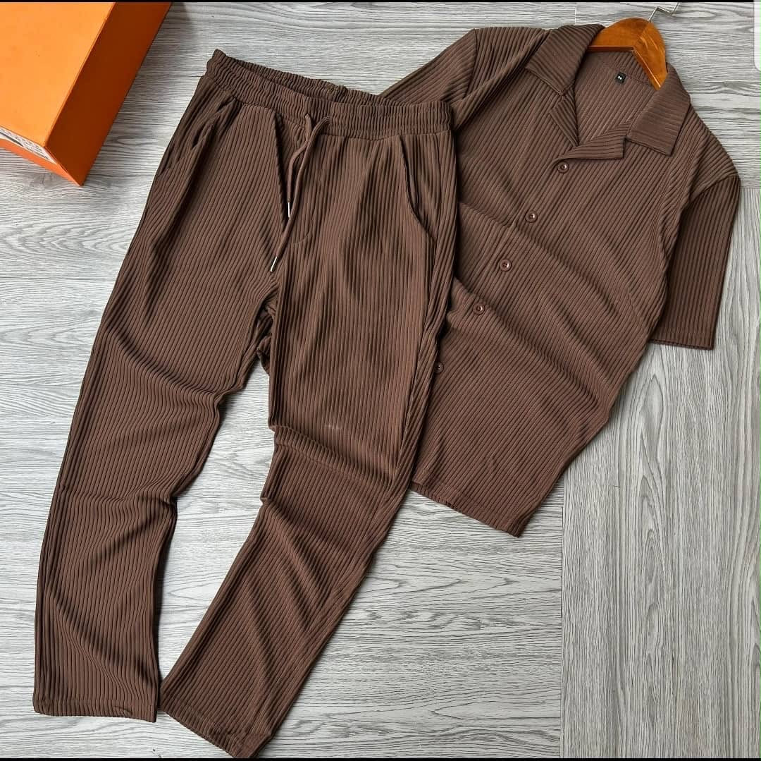 Camp Costa 2-piece men's textured casual suit set