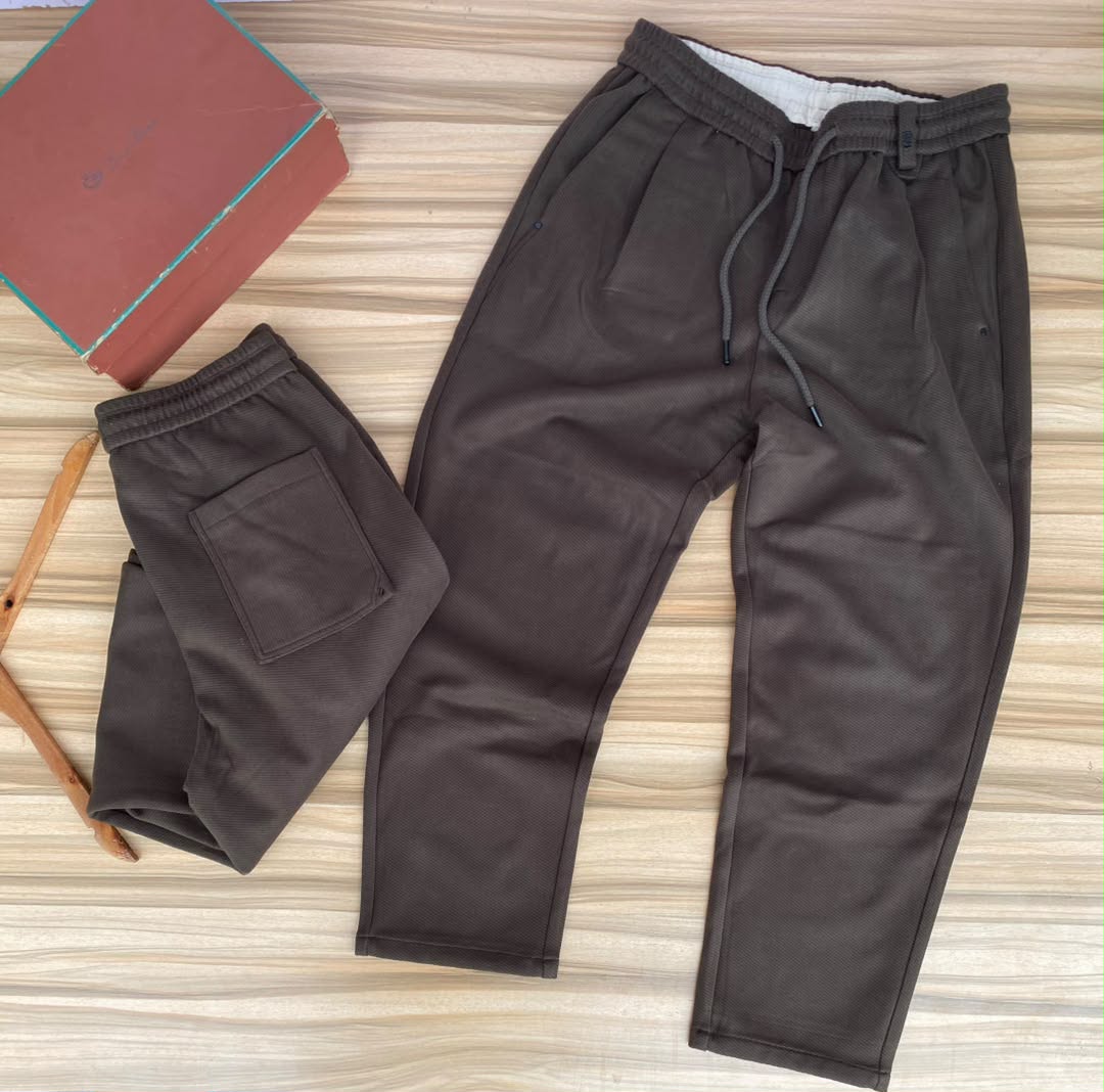 Grey Stretchy Sweater Pants