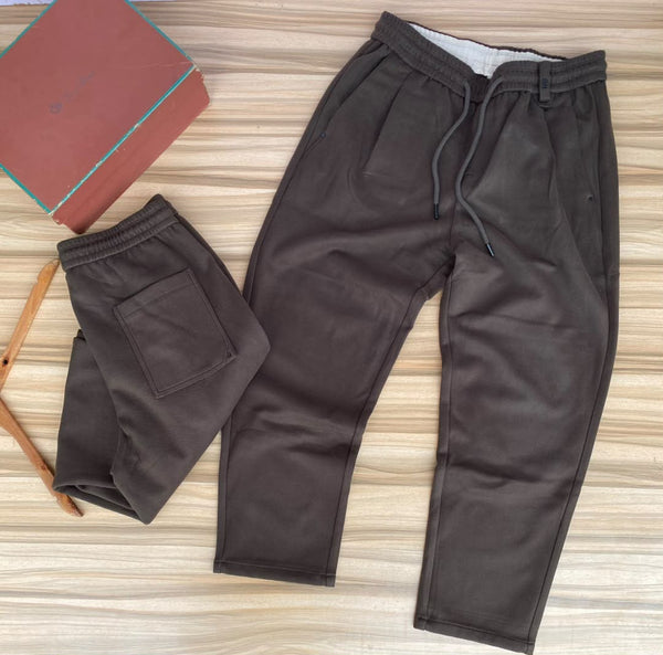 Grey Stretchy Sweater Pants