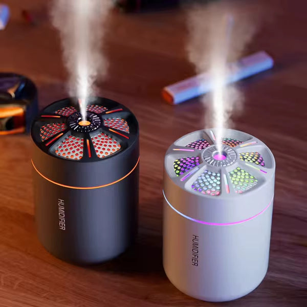 Portable USB Electronic Ultrasonic Humidifier
Touch Control Large Mist Output Quiet Design for Mini Car Desktop Use Home Office