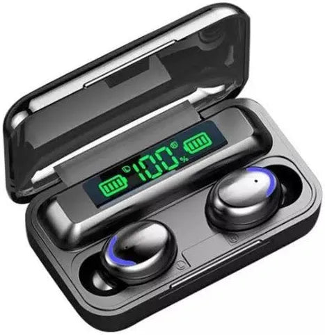 TWS BTH-F9-5 Bluetooth EarPods, Black