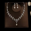 Cross Boarder Bridal Wedding Jewelry two Piece