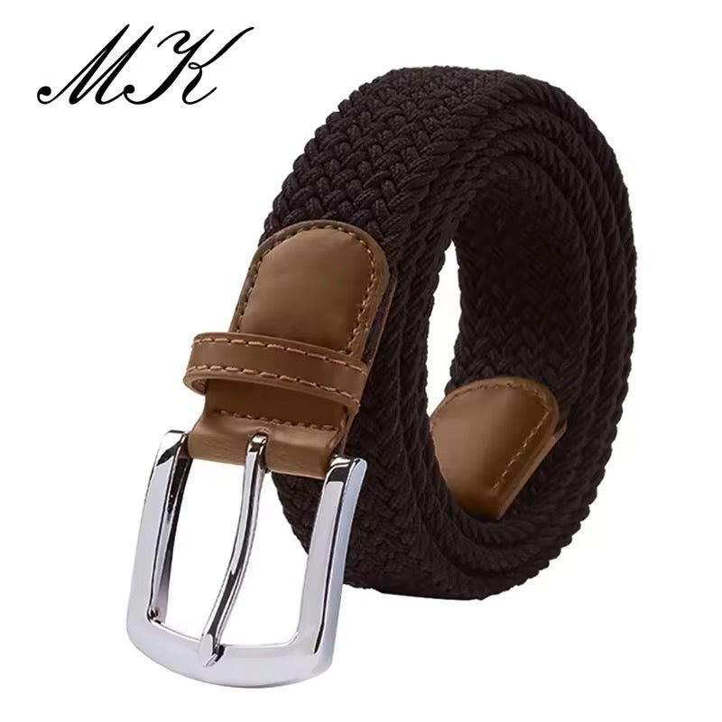 Pin Buckle Elastic Men’s Belt