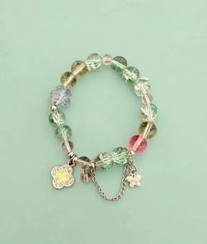Beaded charm bracelet