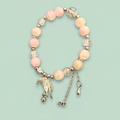 Beaded charm bracelet