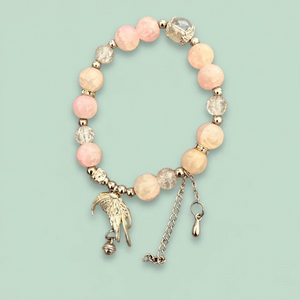 Beaded charm bracelet