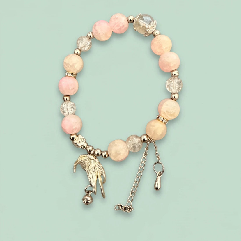 Beaded charm bracelet