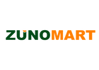 The logo for ZUNOMART is displayed in the center of a solid white background, with 'ZUNO' in dark green and 'MART' in orange.
