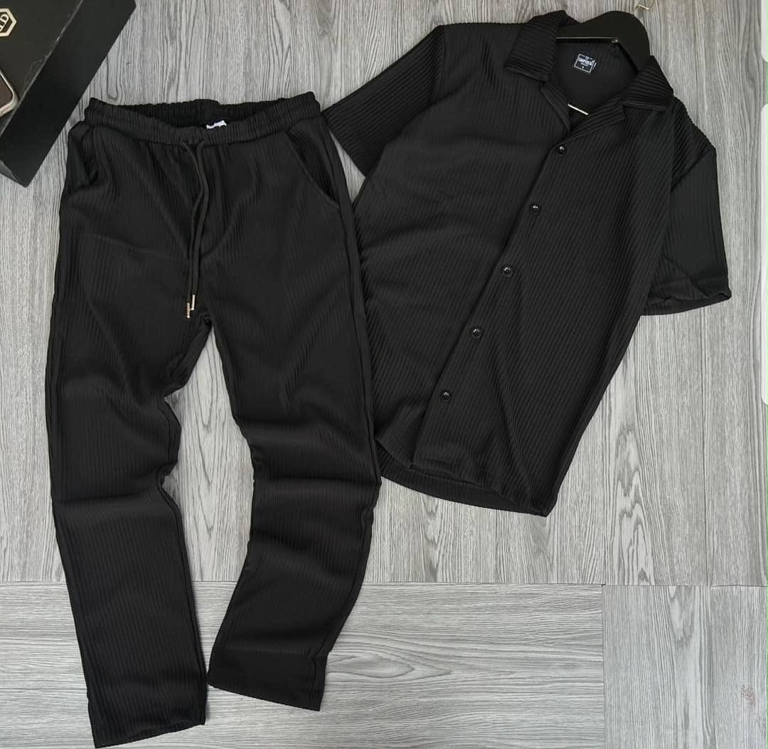 Camp Costa 2-piece men's textured casual suit set