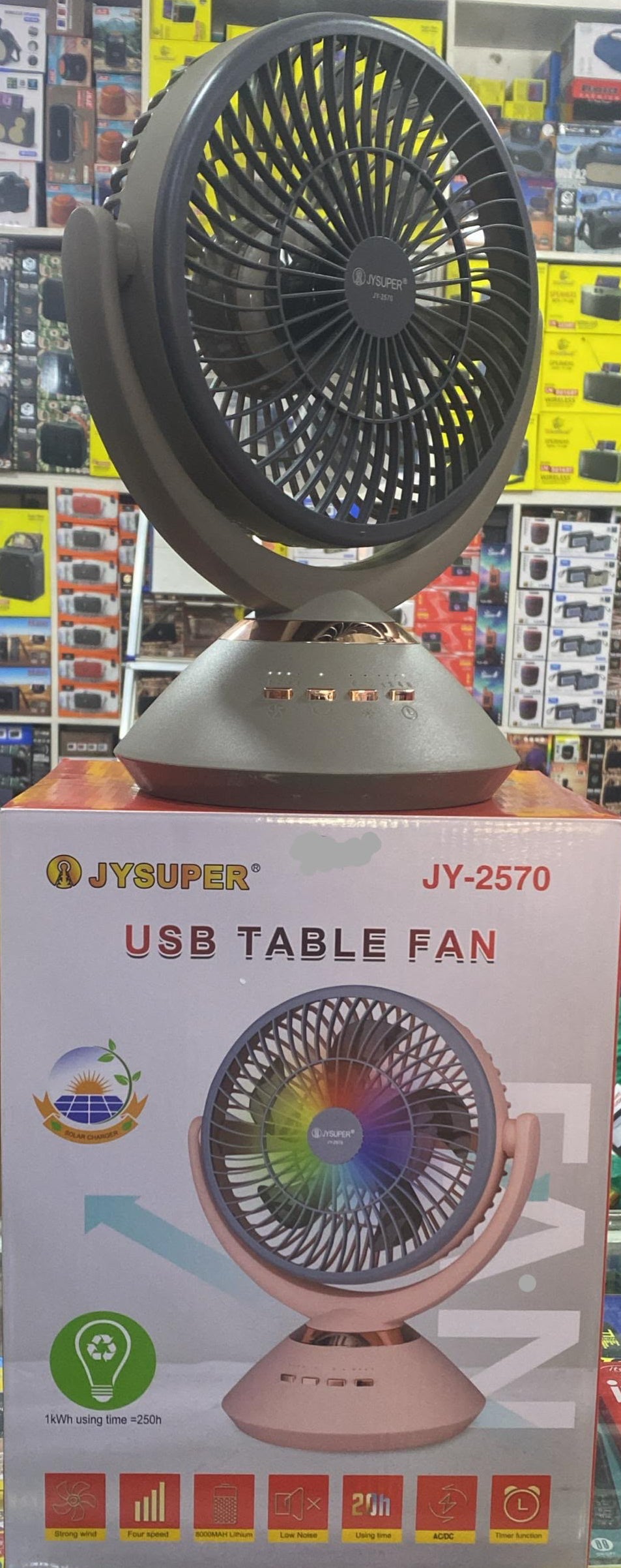 Rechargeable fan